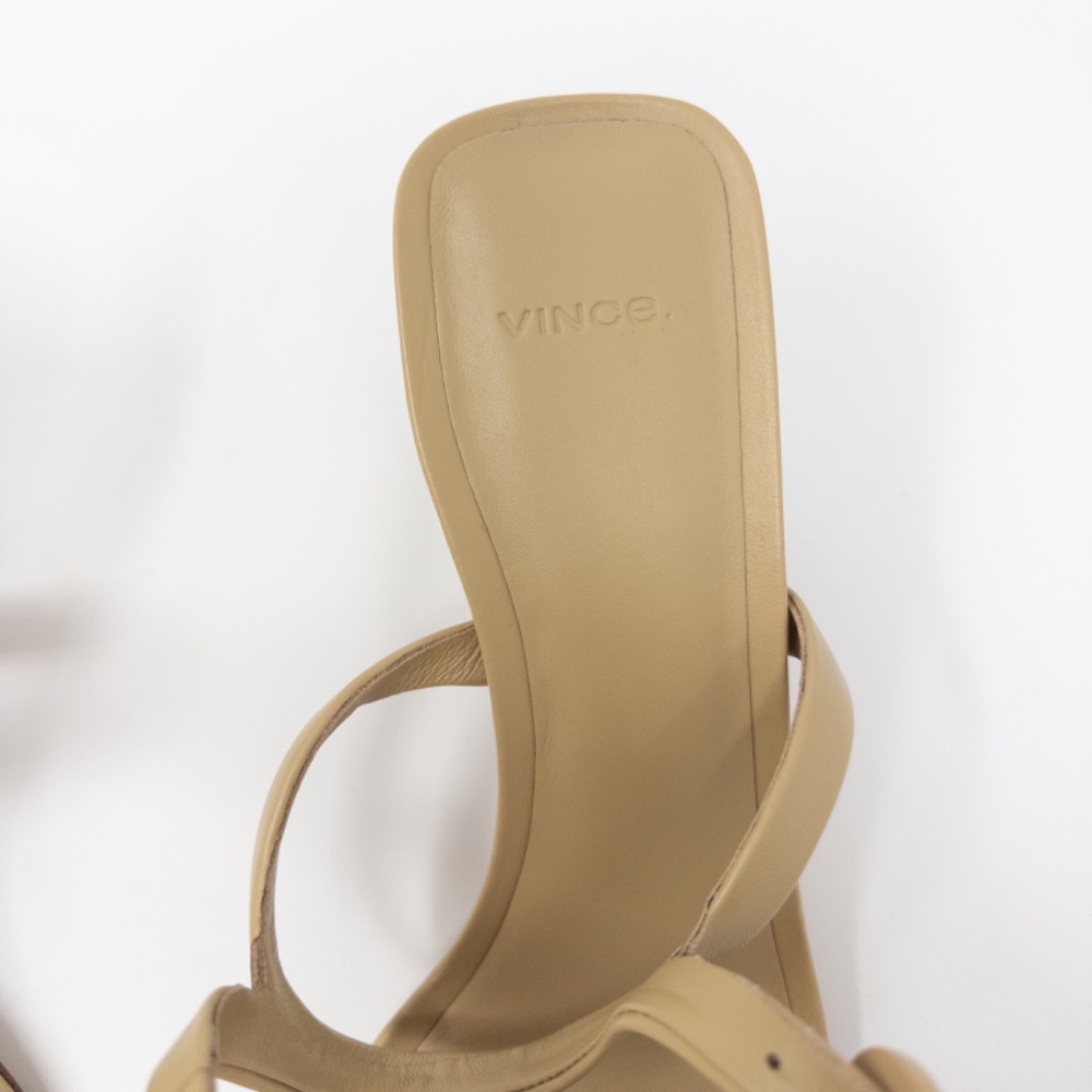 Vince Luella Ankle Strap Sandal Nude Heels Women’s 11 Strappy Sandals - Picture 5 of 7
